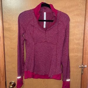 Lululemon quarter zip athletic jacket